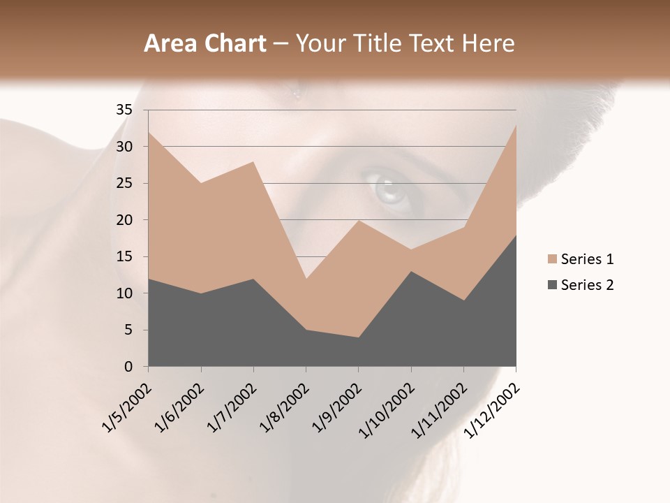 Clean Complexion Blond Hair PowerPoint Template