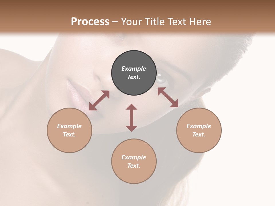 Clean Complexion Blond Hair PowerPoint Template