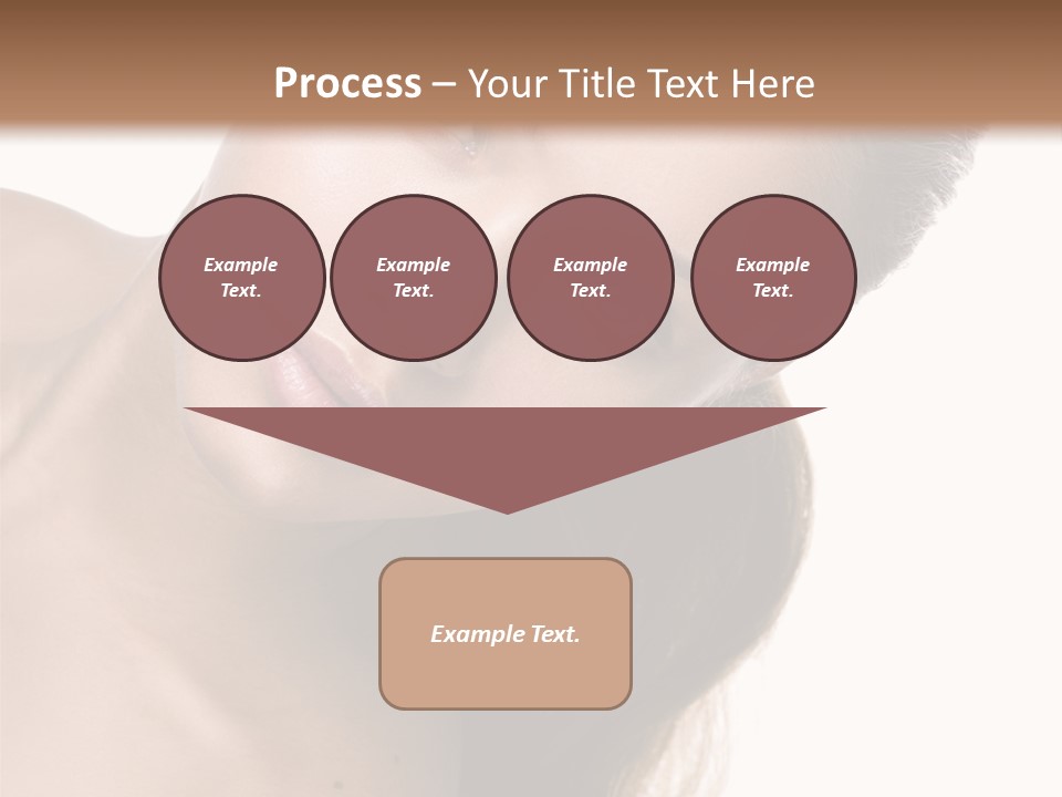 Clean Complexion Blond Hair PowerPoint Template