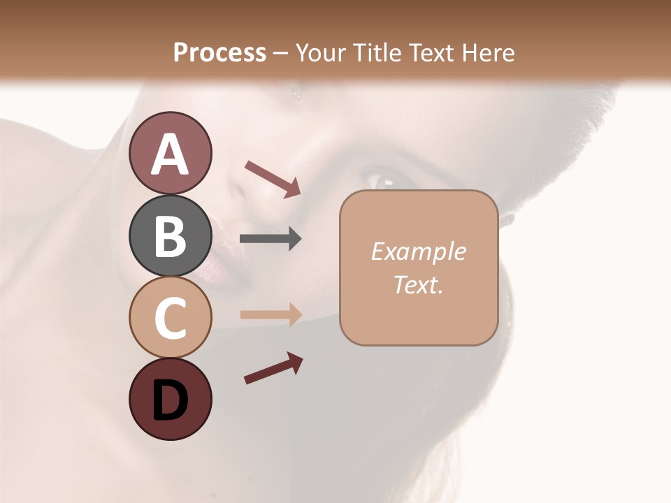 Clean Complexion Blond Hair PowerPoint Template