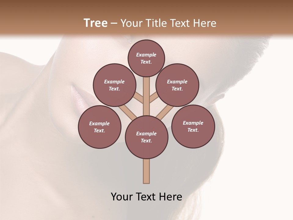 Clean Complexion Blond Hair PowerPoint Template