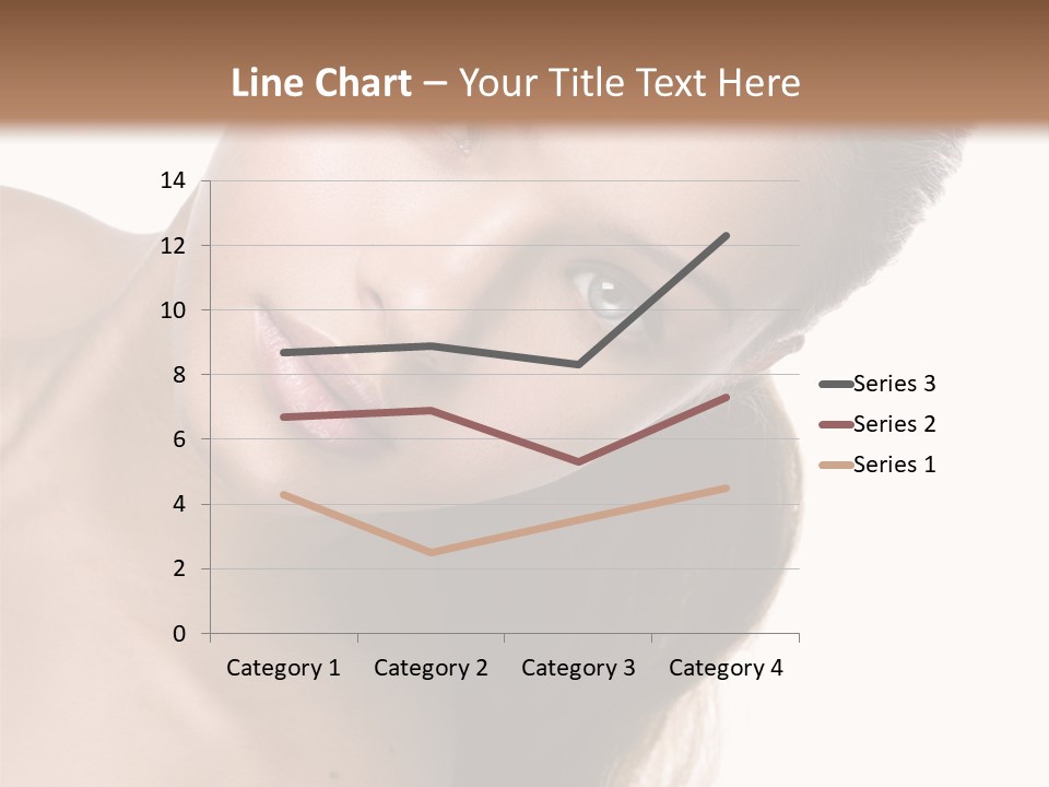 Clean Complexion Blond Hair PowerPoint Template