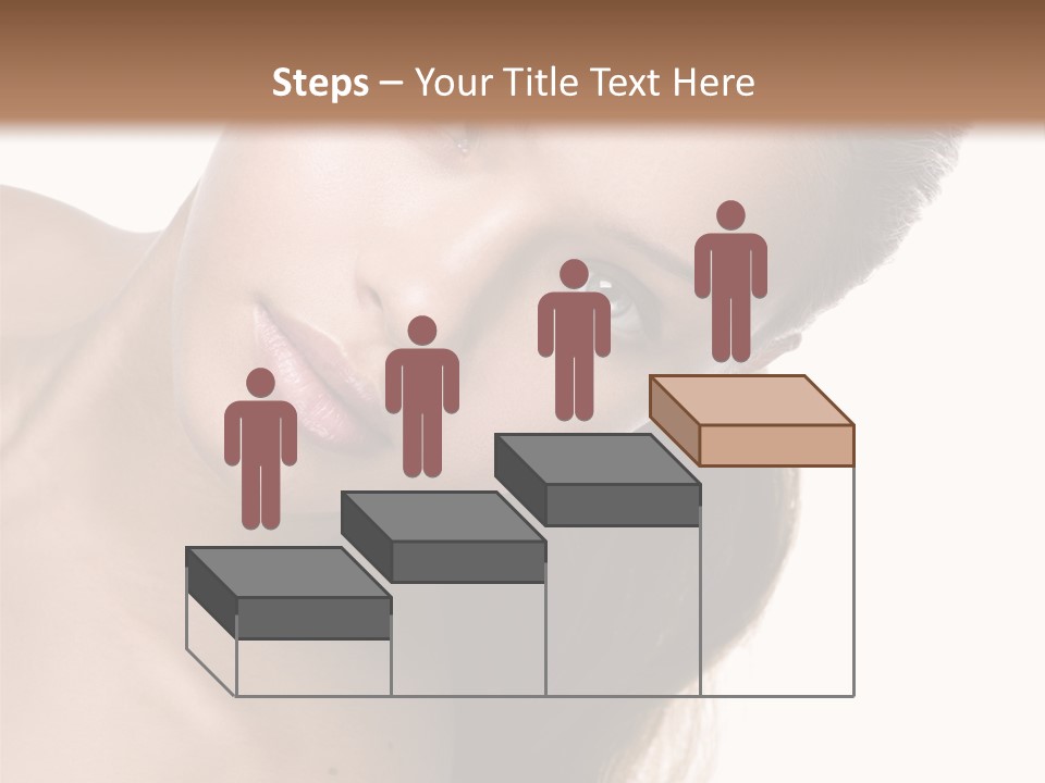 Clean Complexion Blond Hair PowerPoint Template