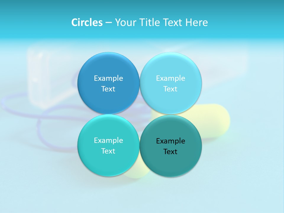 Soft Earplugs Yellow PowerPoint Template