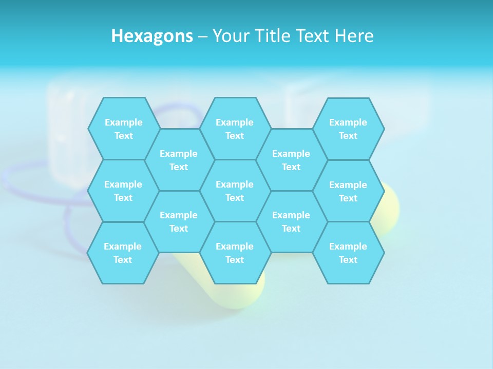 Soft Earplugs Yellow PowerPoint Template