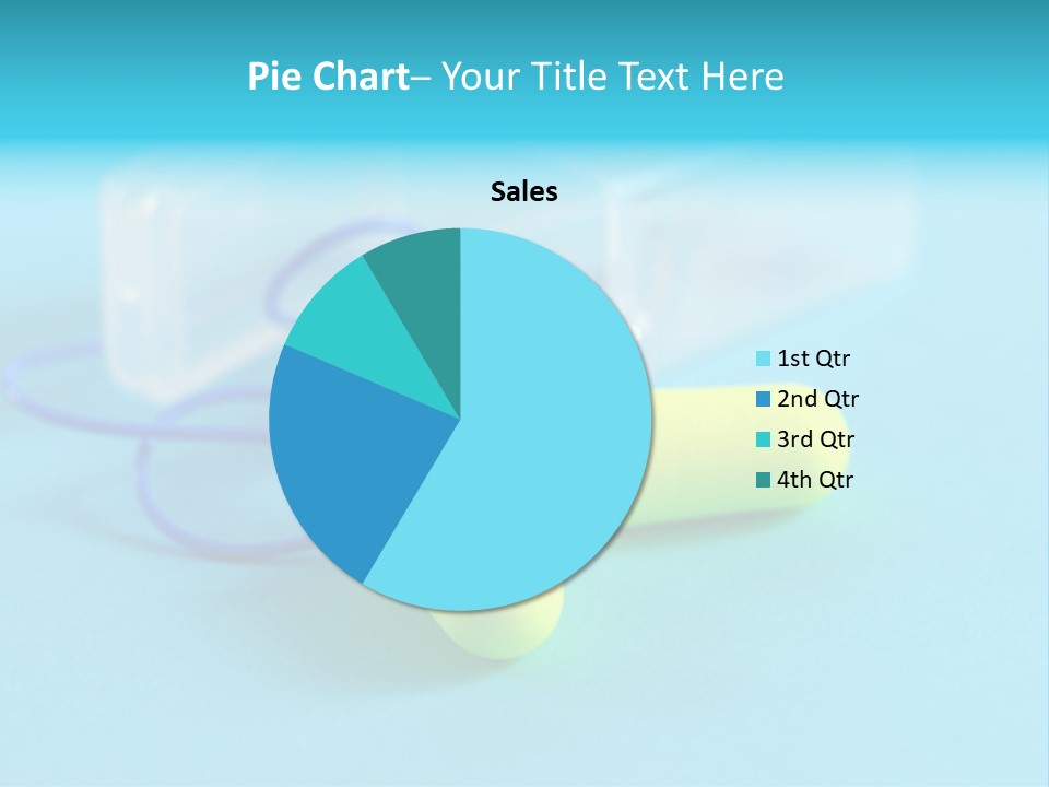 Soft Earplugs Yellow PowerPoint Template