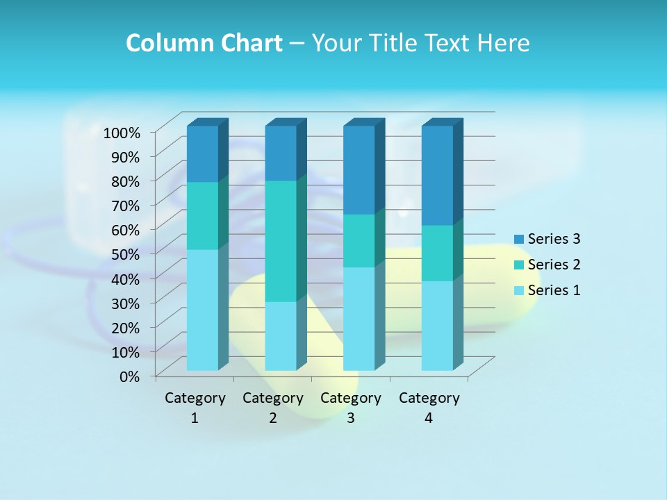 Soft Earplugs Yellow PowerPoint Template
