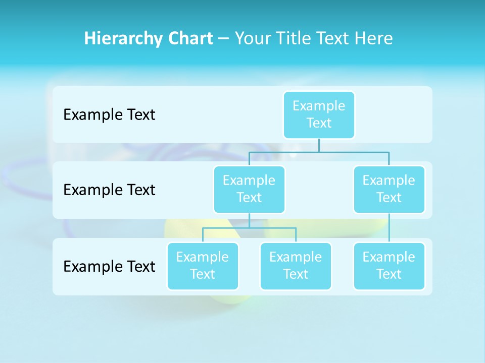 Soft Earplugs Yellow PowerPoint Template