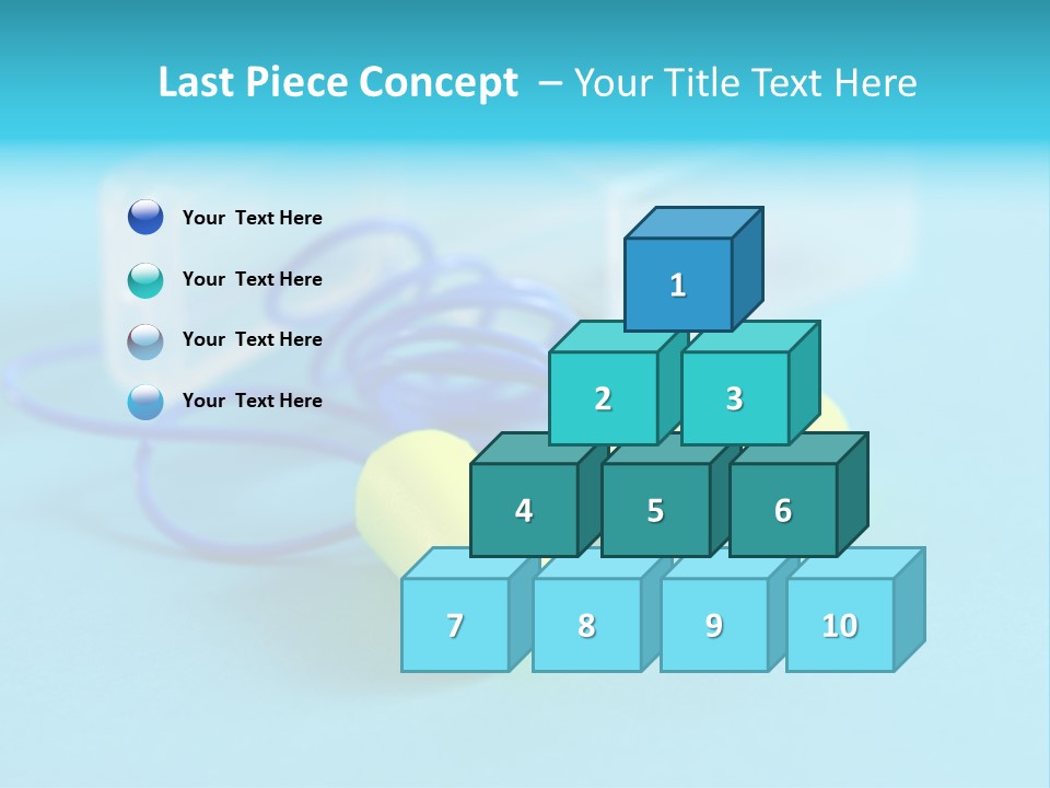 Soft Earplugs Yellow PowerPoint Template