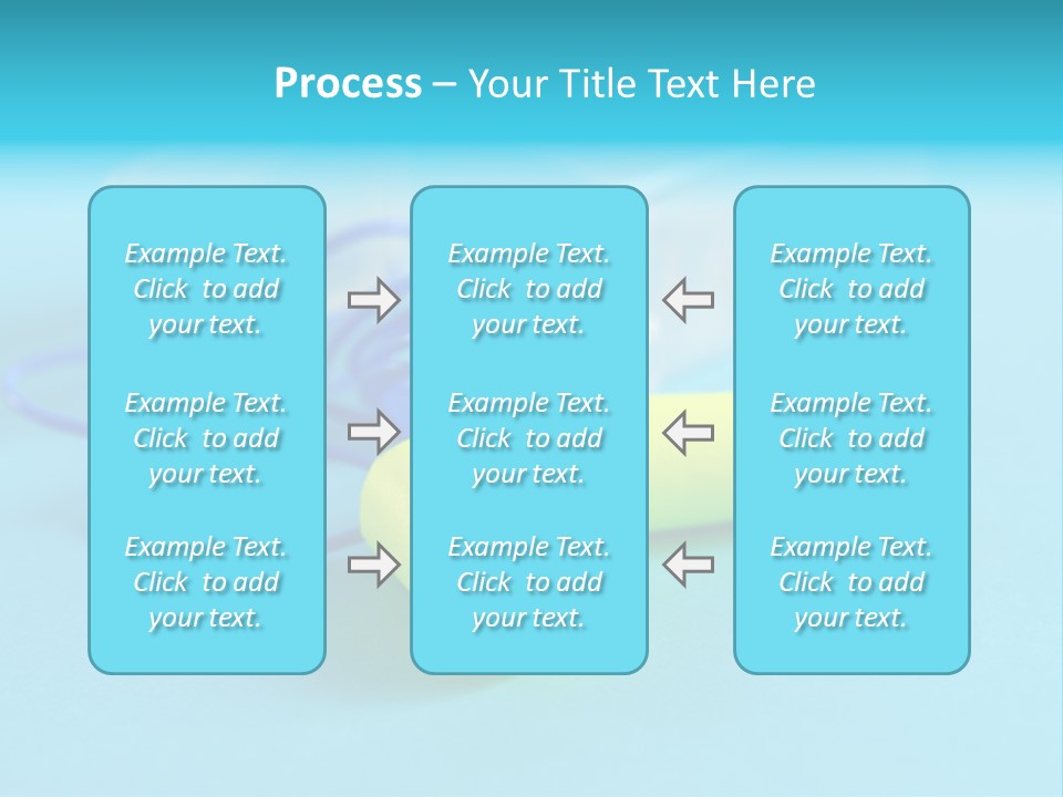 Soft Earplugs Yellow PowerPoint Template
