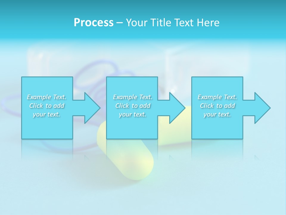 Soft Earplugs Yellow PowerPoint Template