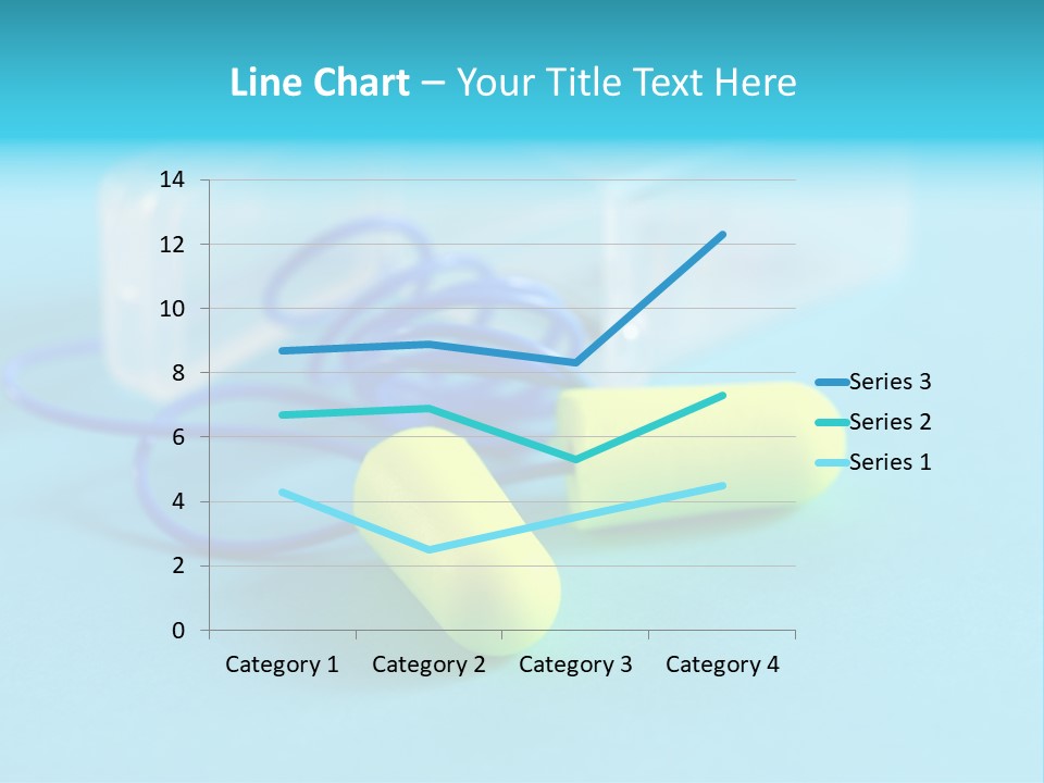 Soft Earplugs Yellow PowerPoint Template
