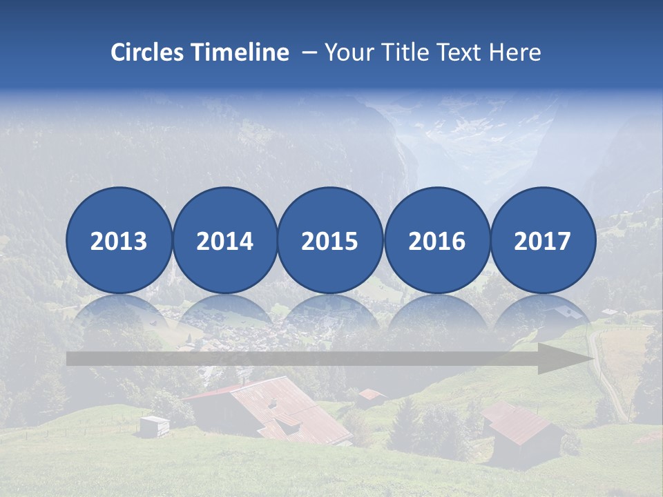 Visit Tourism Peak PowerPoint Template