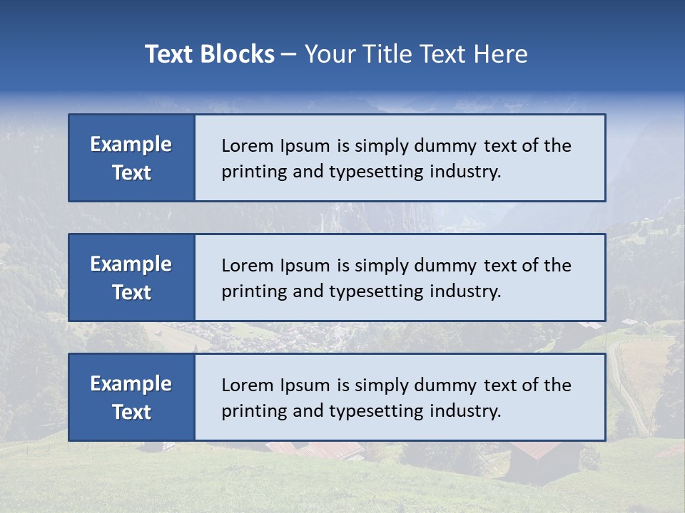 Visit Tourism Peak PowerPoint Template