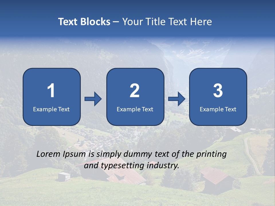 Visit Tourism Peak PowerPoint Template