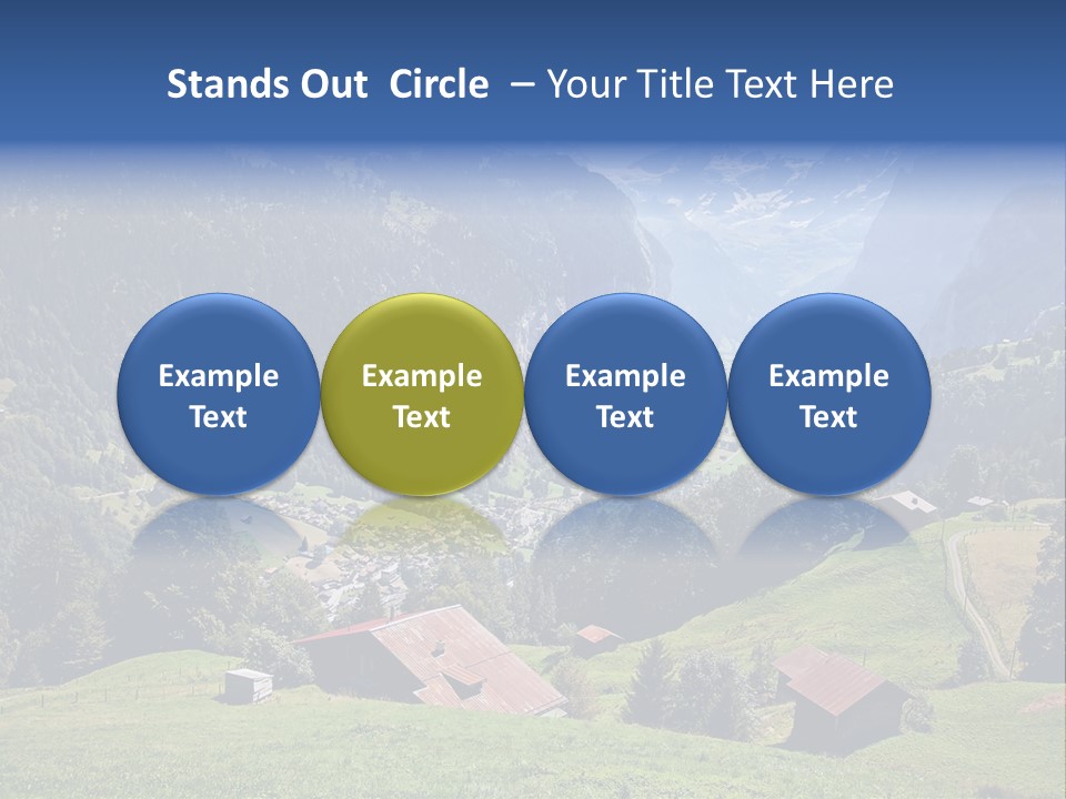 Visit Tourism Peak PowerPoint Template
