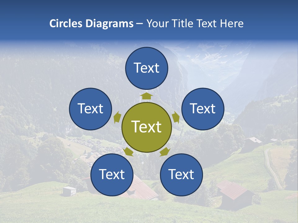 Visit Tourism Peak PowerPoint Template