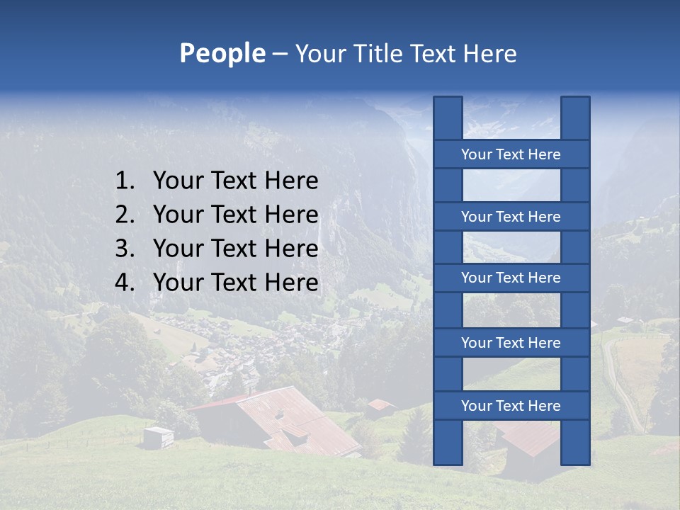 Visit Tourism Peak PowerPoint Template