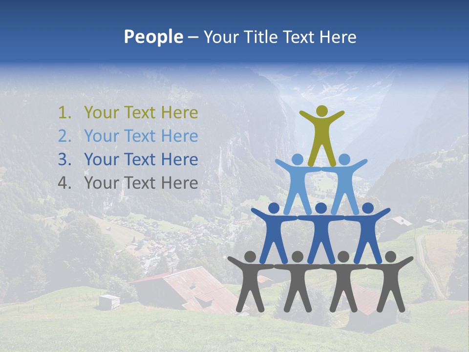 Visit Tourism Peak PowerPoint Template