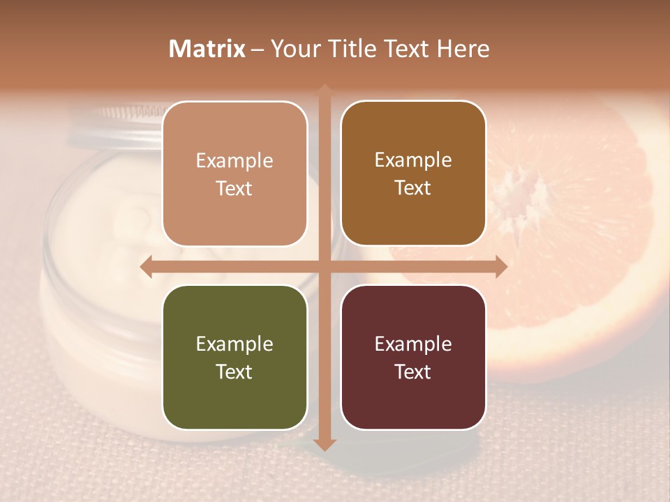 Burlap Cream Spa PowerPoint Template