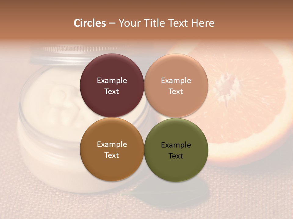 Burlap Cream Spa PowerPoint Template