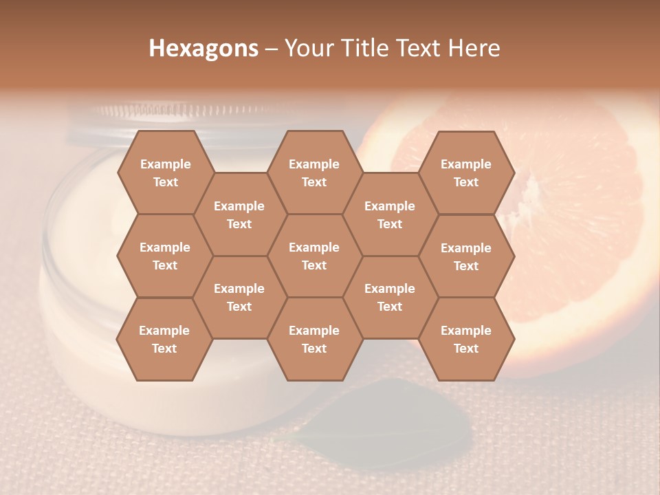 Burlap Cream Spa PowerPoint Template