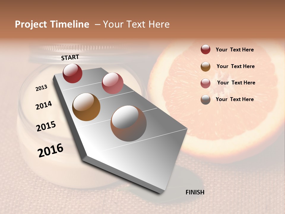 Burlap Cream Spa PowerPoint Template
