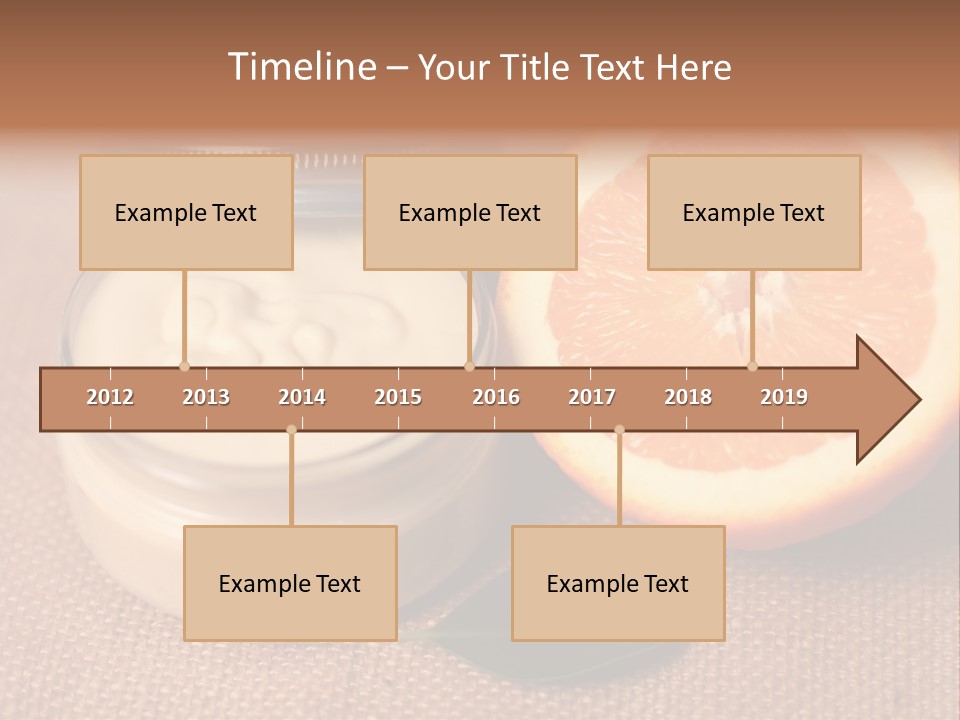 Burlap Cream Spa PowerPoint Template