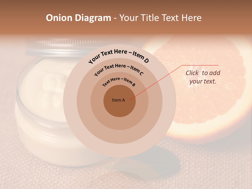 Burlap Cream Spa PowerPoint Template