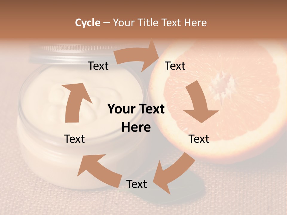 Burlap Cream Spa PowerPoint Template