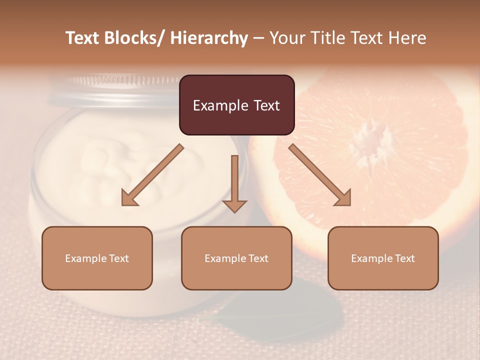 Burlap Cream Spa PowerPoint Template