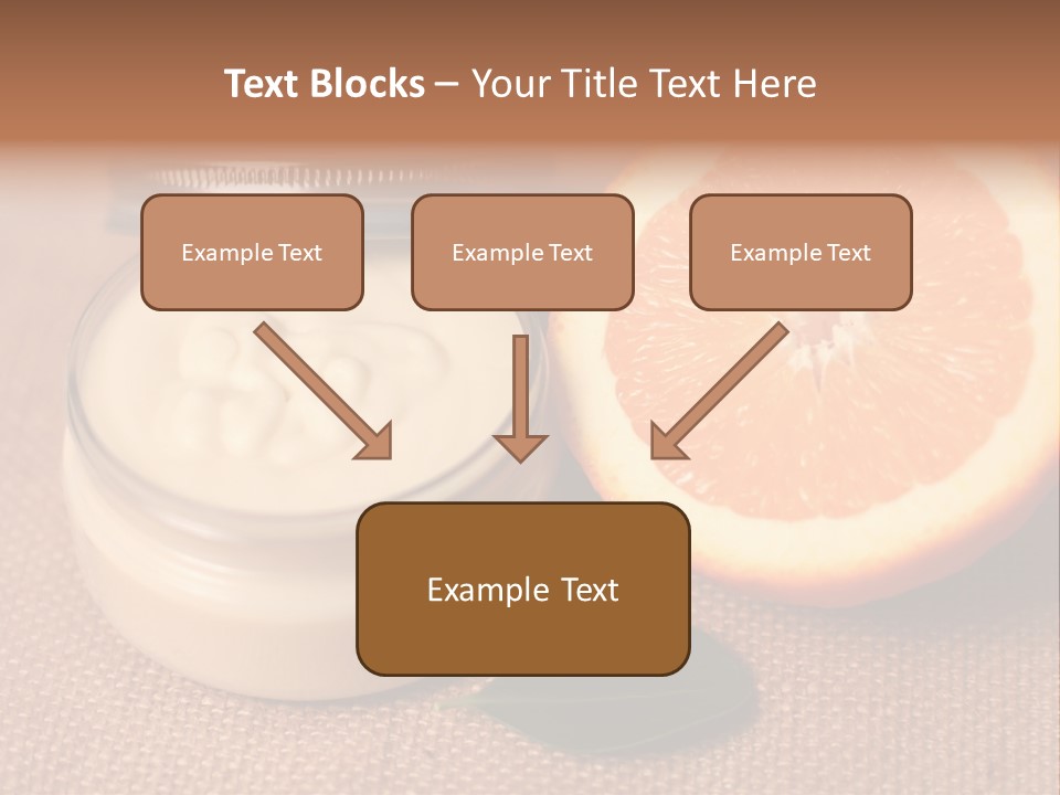 Burlap Cream Spa PowerPoint Template