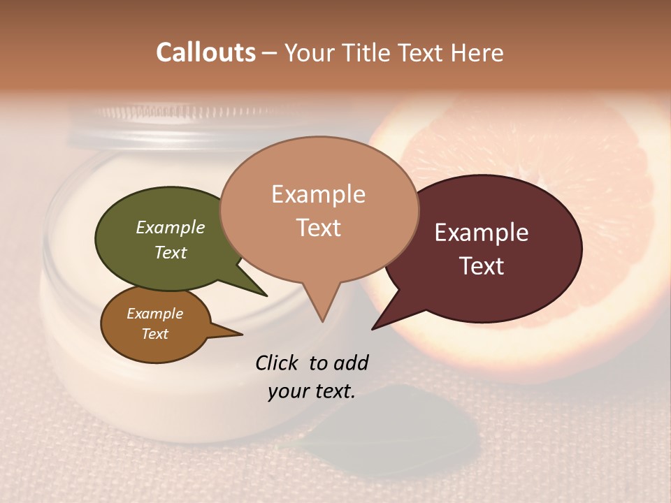 Burlap Cream Spa PowerPoint Template