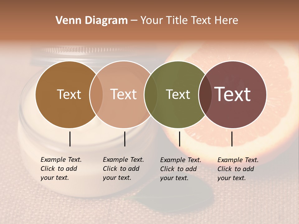 Burlap Cream Spa PowerPoint Template