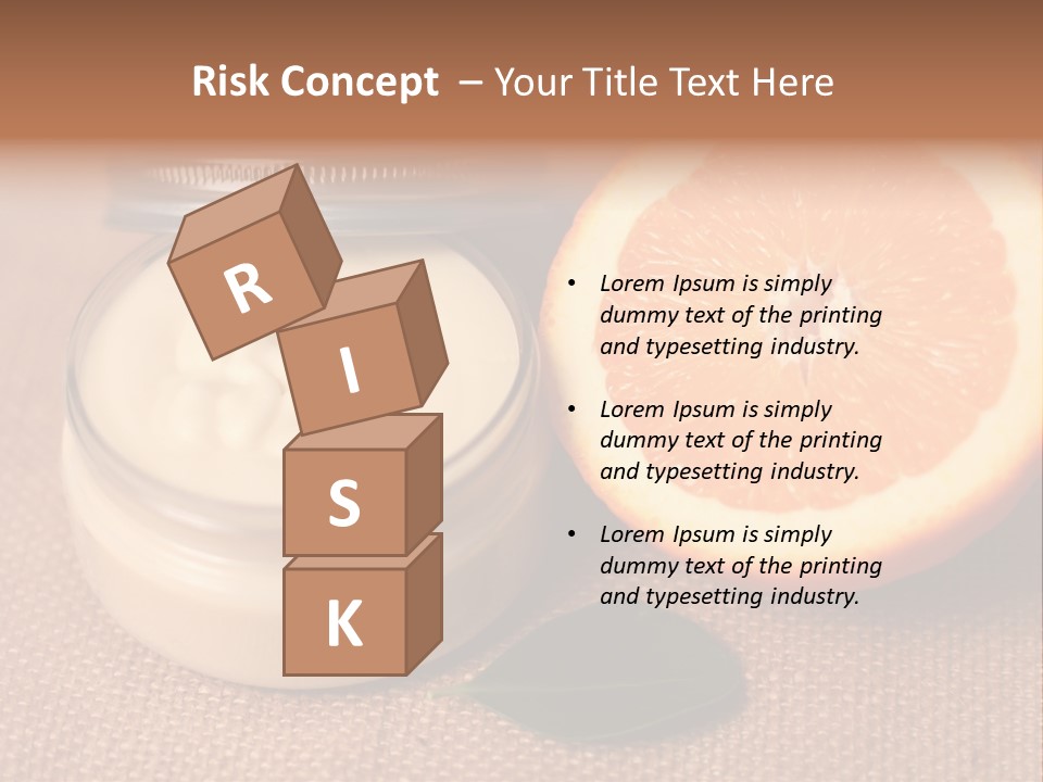 Burlap Cream Spa PowerPoint Template