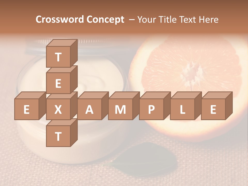 Burlap Cream Spa PowerPoint Template