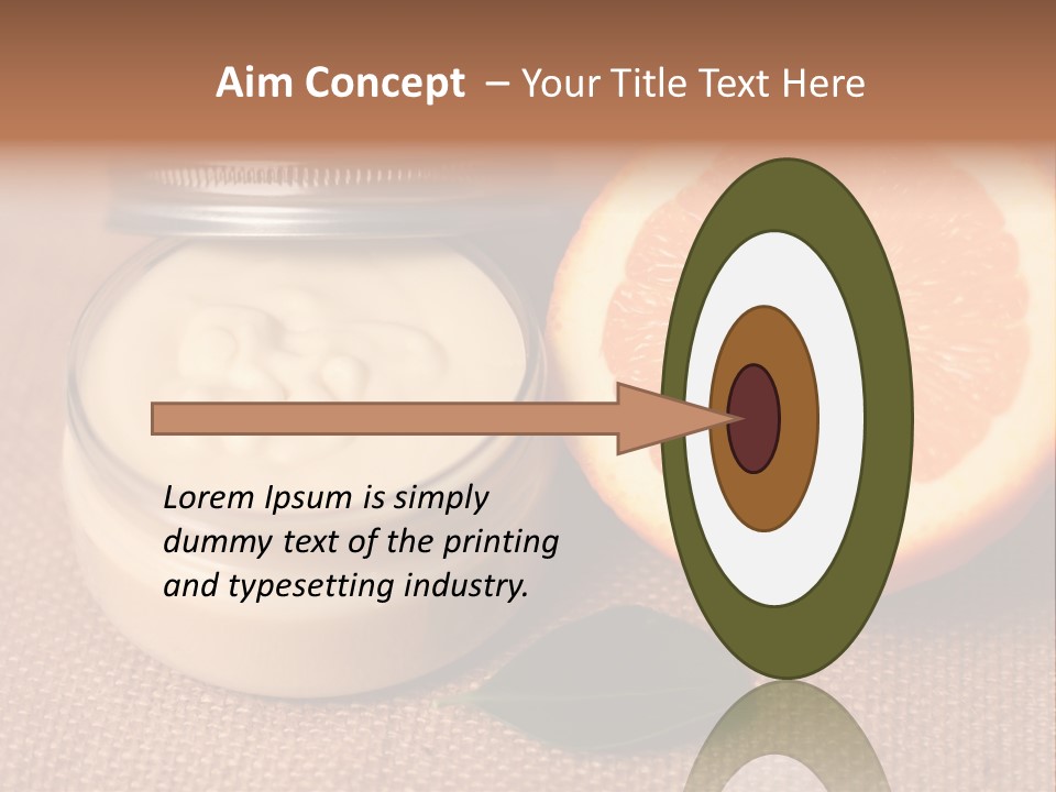 Burlap Cream Spa PowerPoint Template