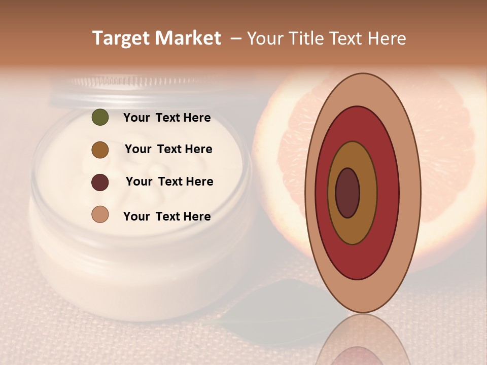 Burlap Cream Spa PowerPoint Template