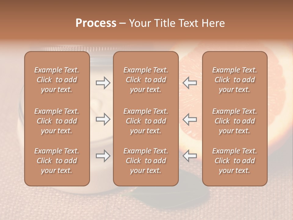 Burlap Cream Spa PowerPoint Template