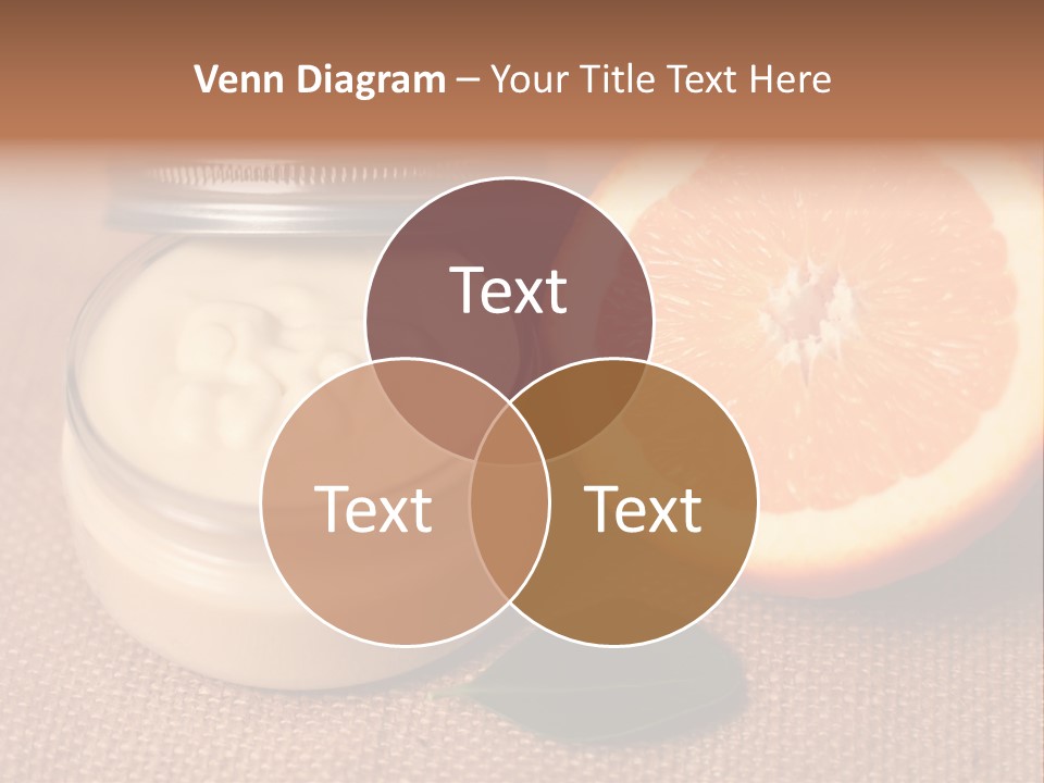 Burlap Cream Spa PowerPoint Template