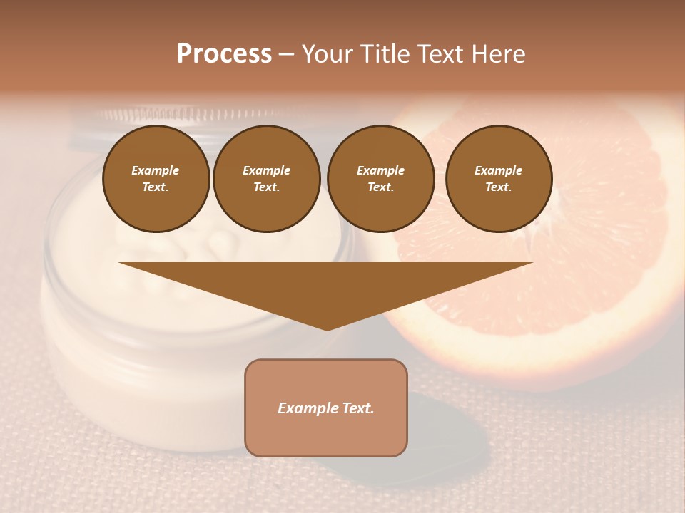 Burlap Cream Spa PowerPoint Template