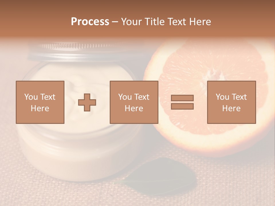 Burlap Cream Spa PowerPoint Template