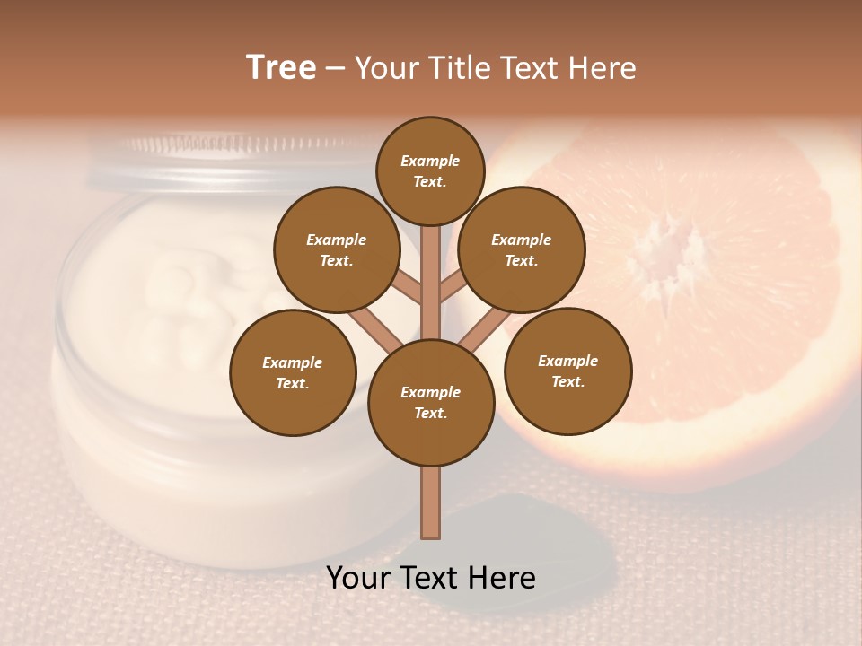 Burlap Cream Spa PowerPoint Template