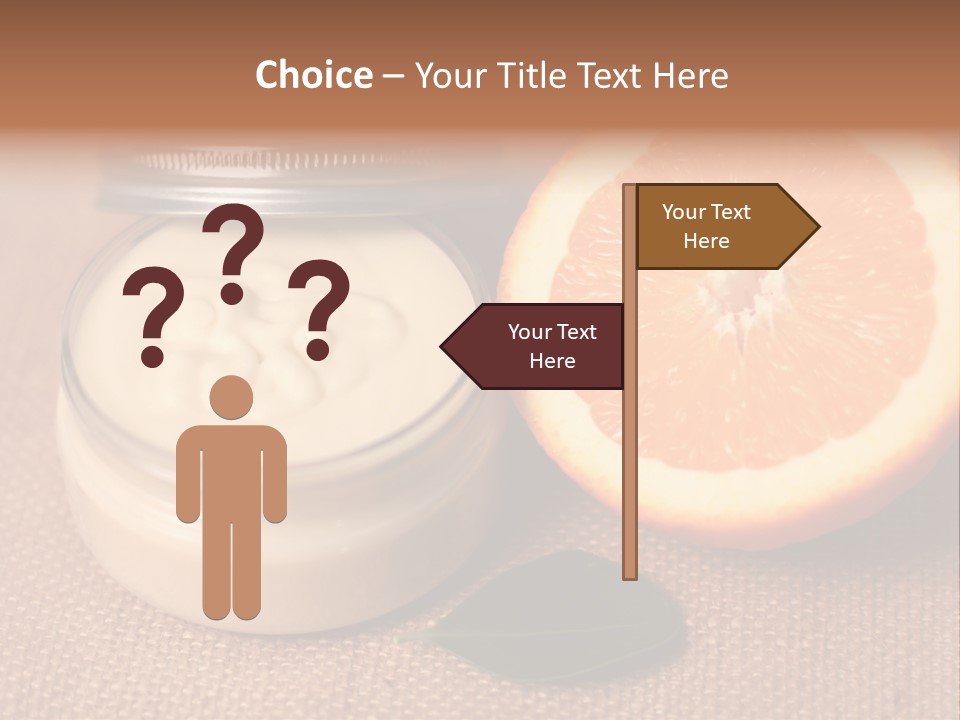 Burlap Cream Spa PowerPoint Template