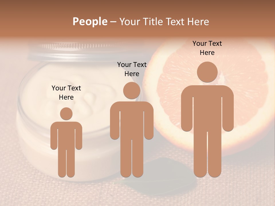 Burlap Cream Spa PowerPoint Template