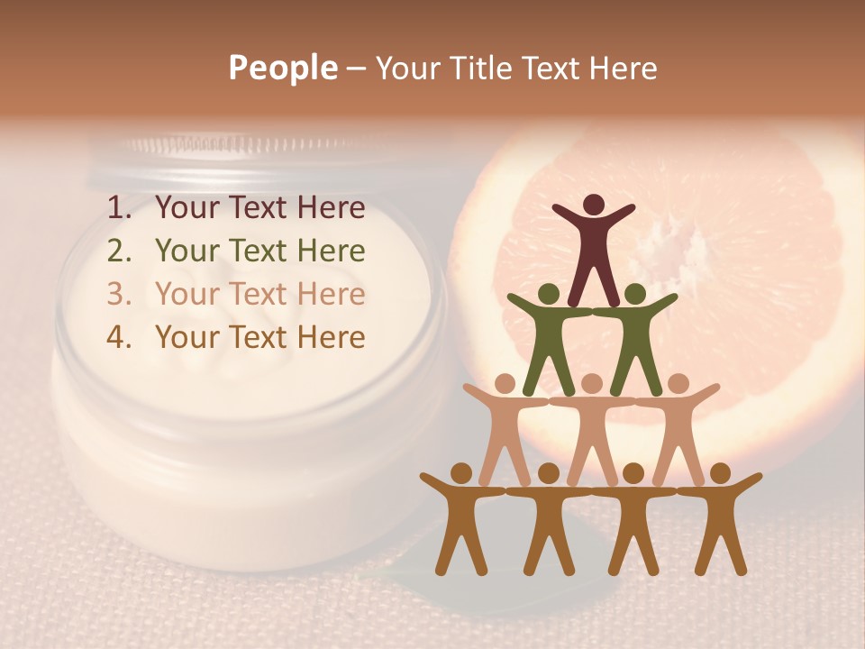 Burlap Cream Spa PowerPoint Template