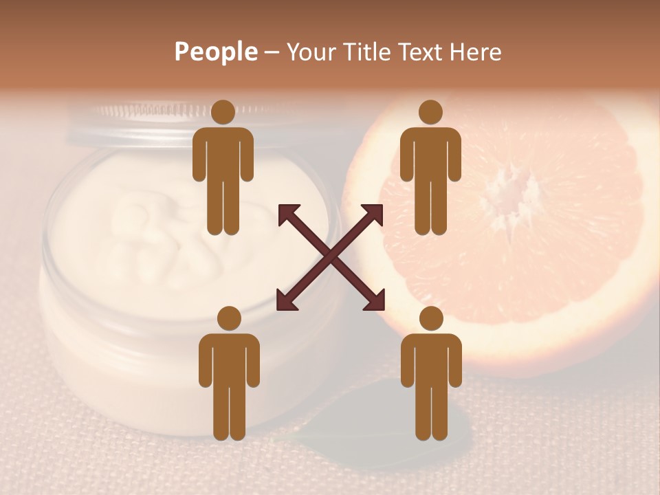 Burlap Cream Spa PowerPoint Template