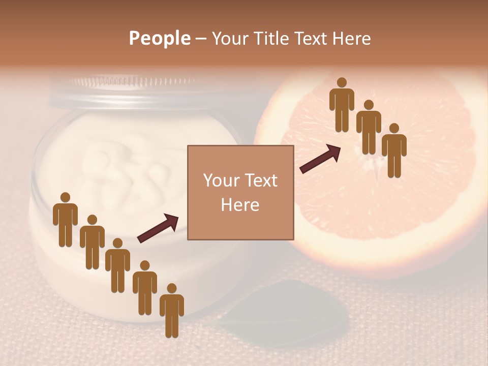 Burlap Cream Spa PowerPoint Template