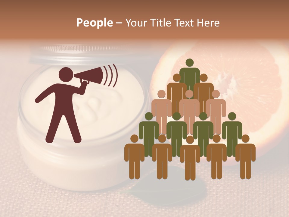 Burlap Cream Spa PowerPoint Template