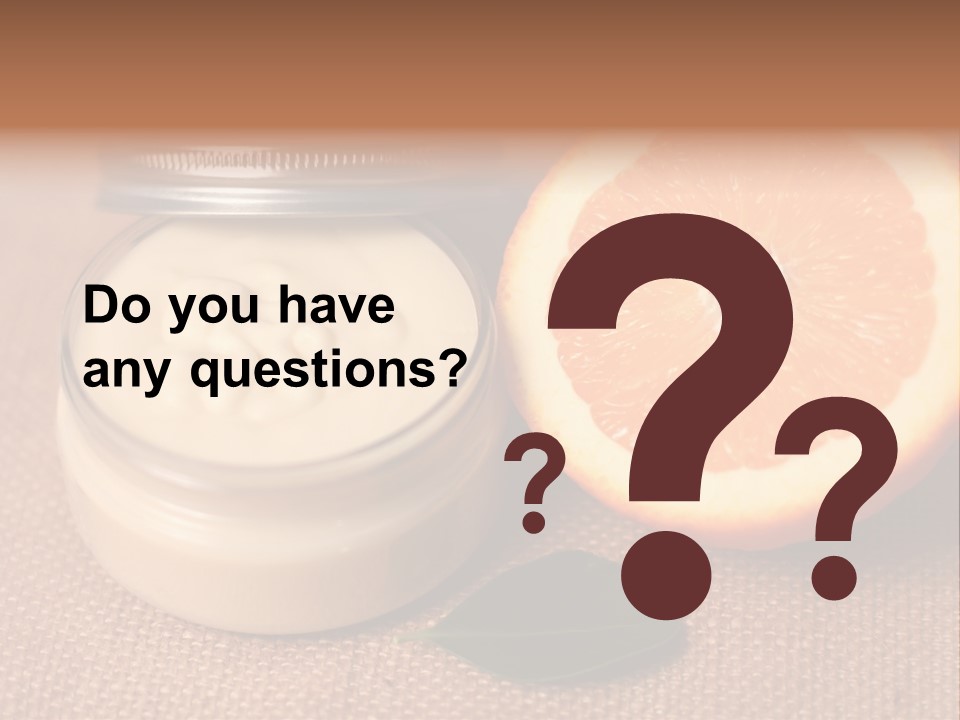 Burlap Cream Spa PowerPoint Template